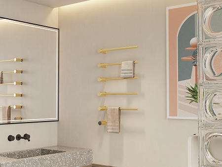 Аккорд П5 500х800 электро Полотенцесушитель TERMINUS Брашированное золото Белгород - фото 5 Аккорд П5 500х800 электро Полотенцесушитель TERMINUS Брашированное золото Белгород - фото 5