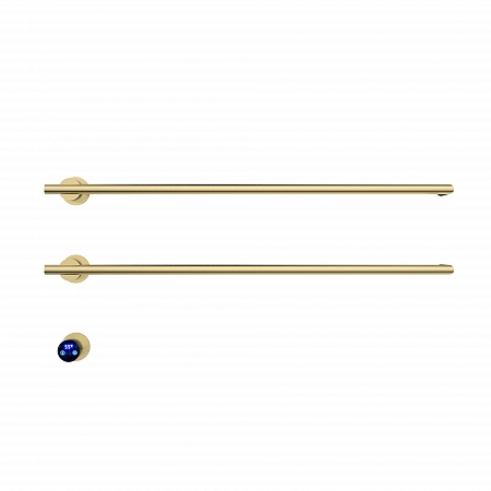 Рондо П2 350х760 электро Полотенцесушитель TERMINUS Брашированное золото Белгород - фото 3