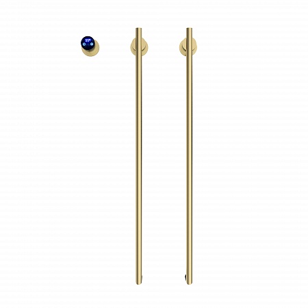 Рондо П2 350х760 электро Полотенцесушитель TERMINUS Брашированное золото Белгород - фото 2