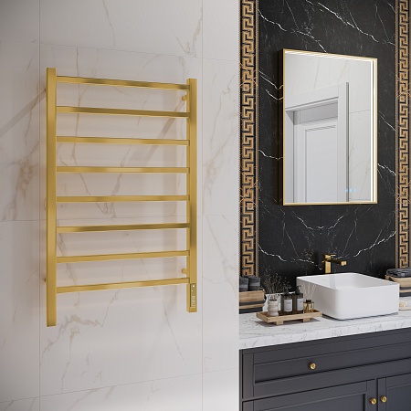 Ватикан П8 500х850 Электро Полотенцесушитель TERMINUS Брашированное золото Белгород - фото 3 Ватикан П8 500х850 Электро Полотенцесушитель TERMINUS Брашированное золото Белгород - фото 3