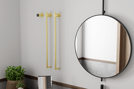 Рондо П2 350х760 электро Полотенцесушитель TERMINUS Брашированное золото Белгород - фото 6