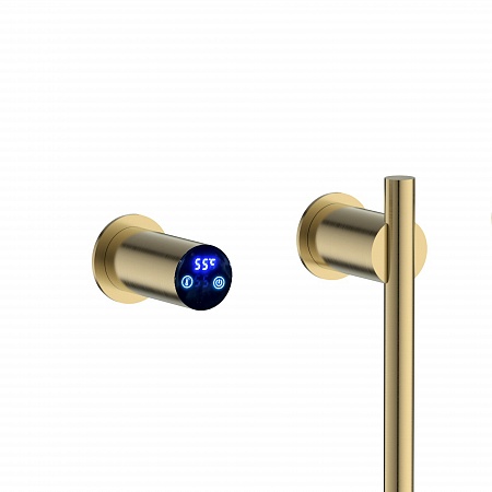 Рондо П2 350х760 электро Полотенцесушитель TERMINUS Брашированное золото Белгород - фото 4